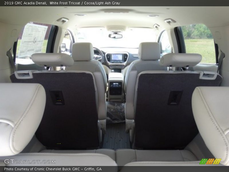 White Frost Tricoat / Cocoa/Light Ash Gray 2019 GMC Acadia Denali