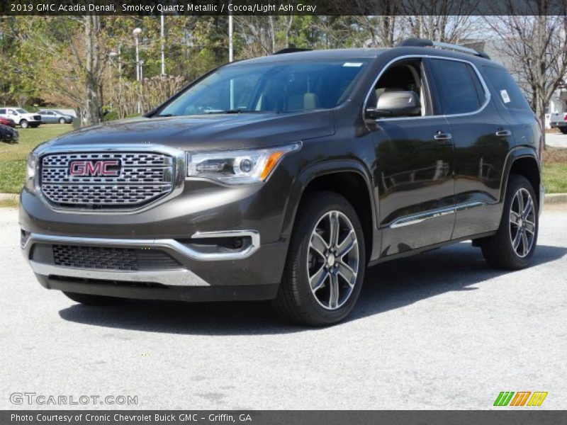 Smokey Quartz Metallic / Cocoa/Light Ash Gray 2019 GMC Acadia Denali