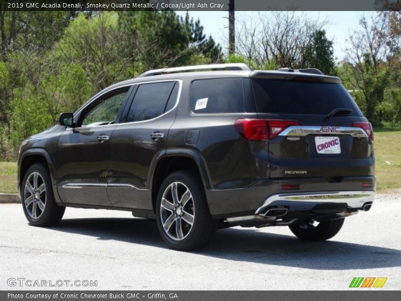 Smokey Quartz Metallic / Cocoa/Light Ash Gray 2019 GMC Acadia Denali