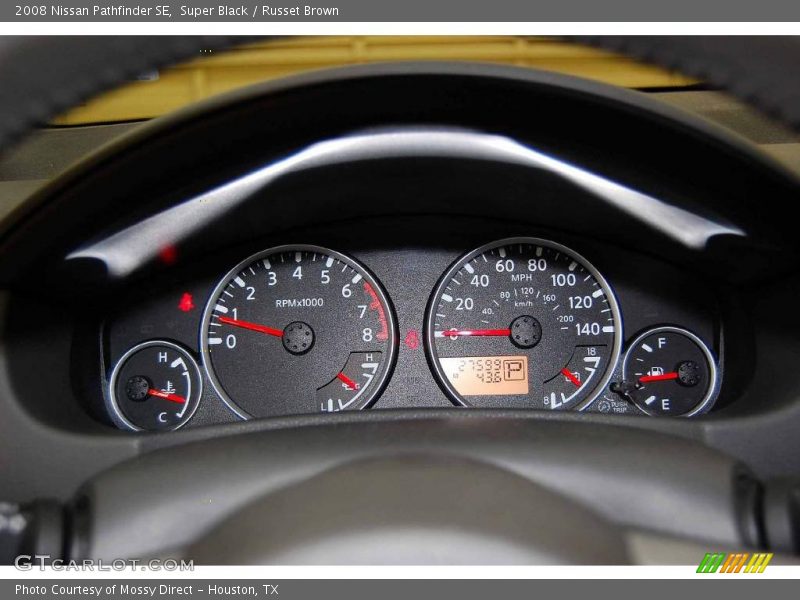 Super Black / Russet Brown 2008 Nissan Pathfinder SE