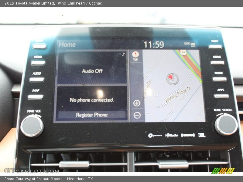 Wind Chill Pearl / Cognac 2019 Toyota Avalon Limited