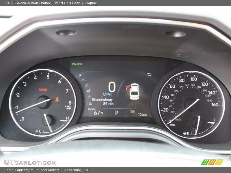 Wind Chill Pearl / Cognac 2019 Toyota Avalon Limited