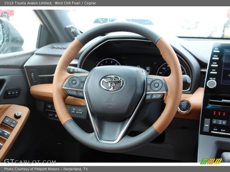 Wind Chill Pearl / Cognac 2019 Toyota Avalon Limited