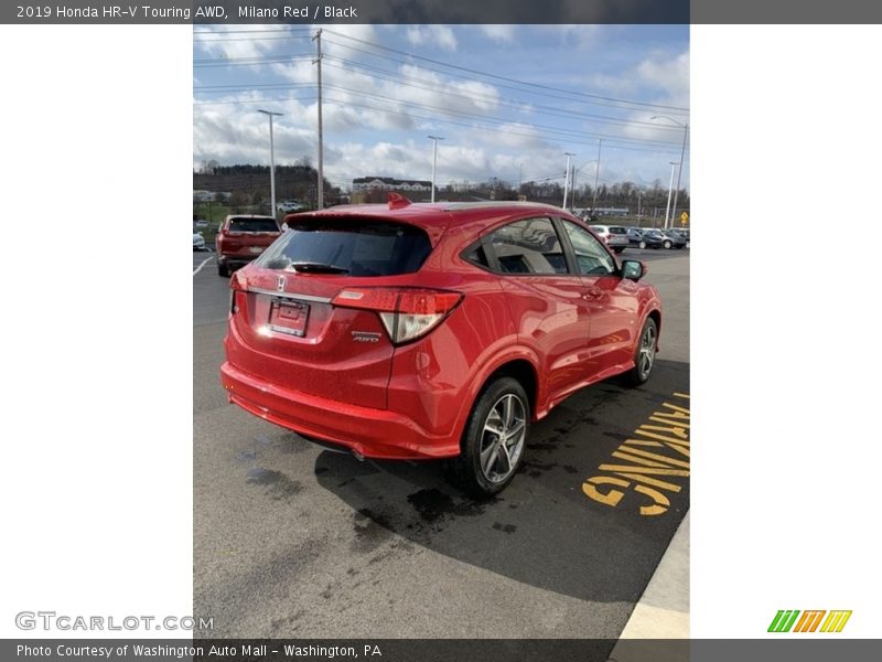Milano Red / Black 2019 Honda HR-V Touring AWD