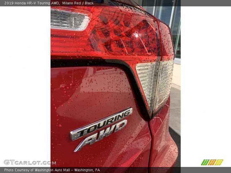 Milano Red / Black 2019 Honda HR-V Touring AWD