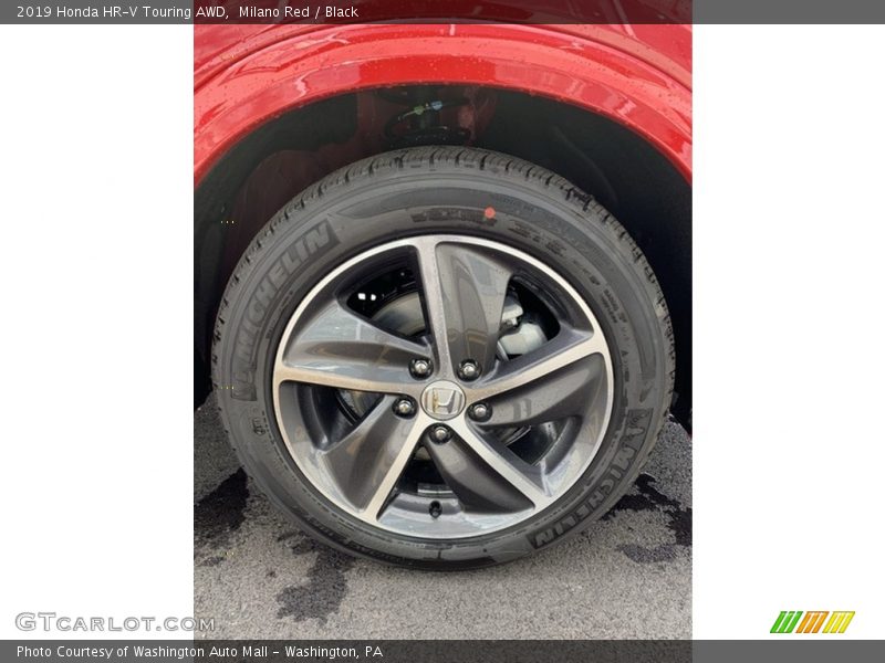 Milano Red / Black 2019 Honda HR-V Touring AWD