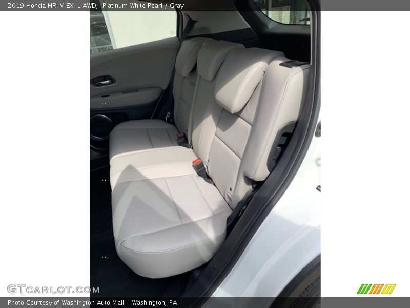 Platinum White Pearl / Gray 2019 Honda HR-V EX-L AWD