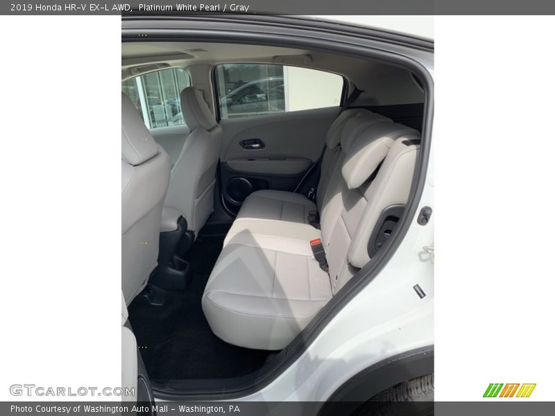 Platinum White Pearl / Gray 2019 Honda HR-V EX-L AWD