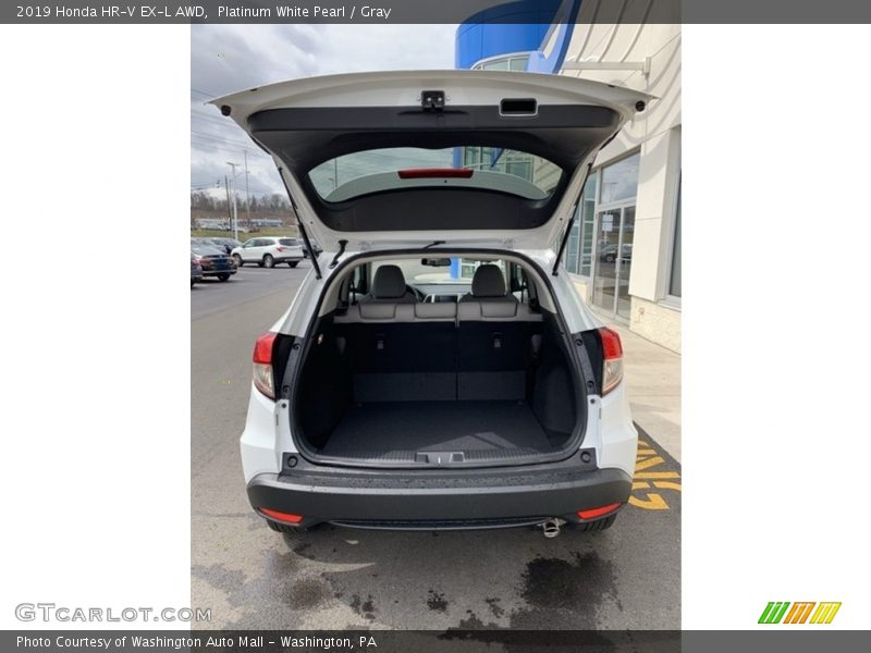 Platinum White Pearl / Gray 2019 Honda HR-V EX-L AWD