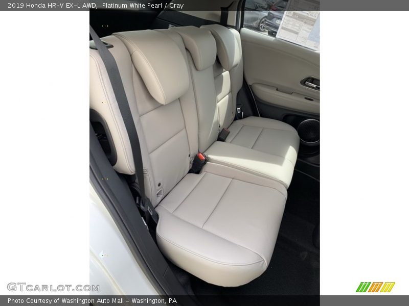 Platinum White Pearl / Gray 2019 Honda HR-V EX-L AWD