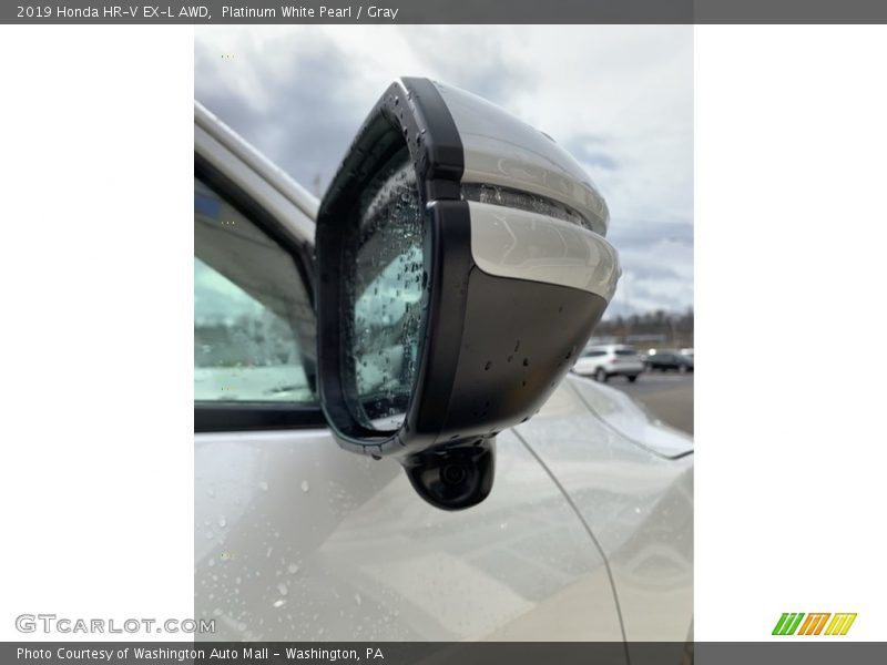 Platinum White Pearl / Gray 2019 Honda HR-V EX-L AWD