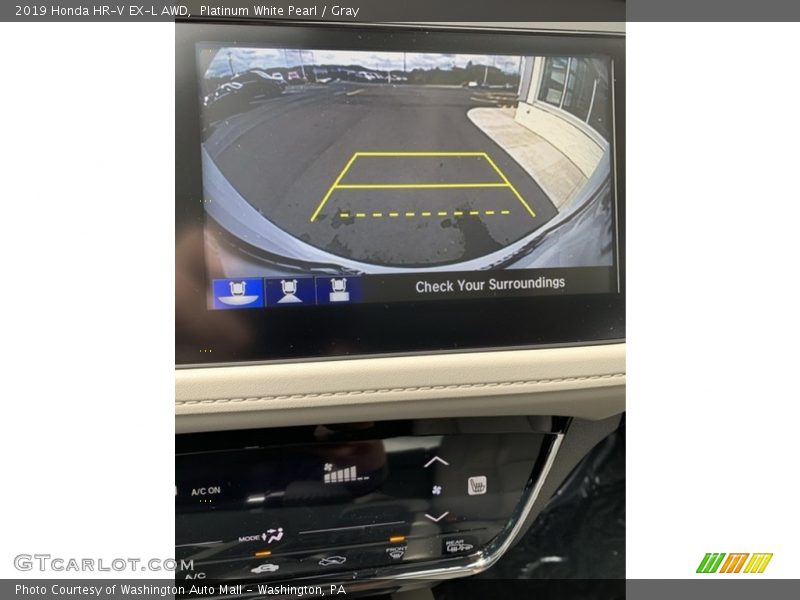 Platinum White Pearl / Gray 2019 Honda HR-V EX-L AWD