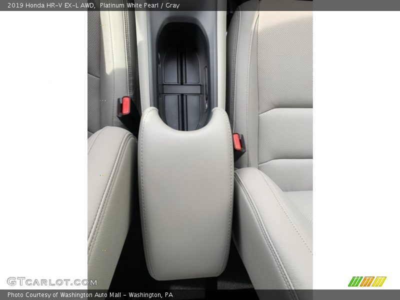 Platinum White Pearl / Gray 2019 Honda HR-V EX-L AWD