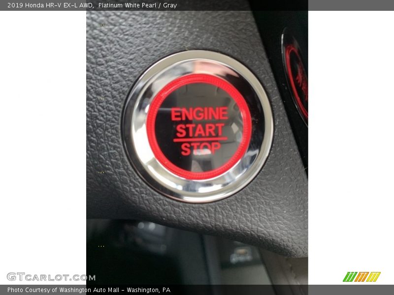 Platinum White Pearl / Gray 2019 Honda HR-V EX-L AWD