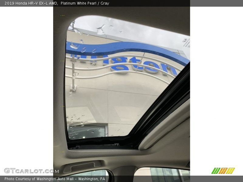 Platinum White Pearl / Gray 2019 Honda HR-V EX-L AWD
