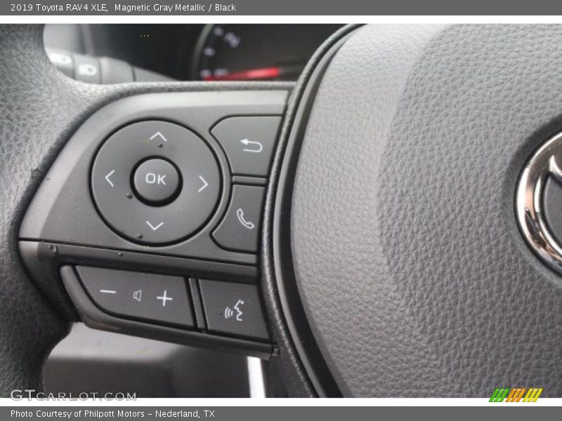 Magnetic Gray Metallic / Black 2019 Toyota RAV4 XLE