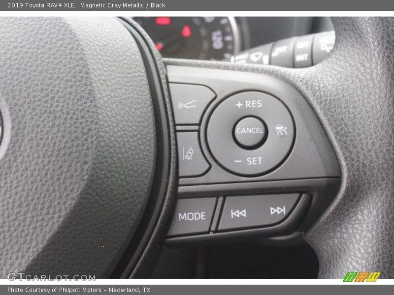 Magnetic Gray Metallic / Black 2019 Toyota RAV4 XLE