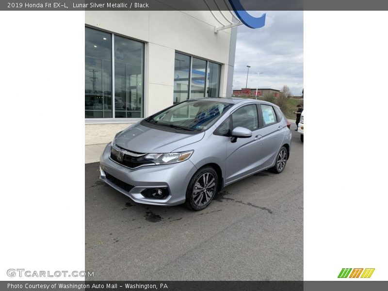 Lunar Silver Metallic / Black 2019 Honda Fit EX-L