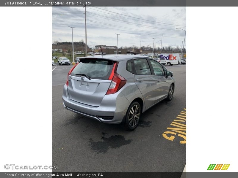 Lunar Silver Metallic / Black 2019 Honda Fit EX-L
