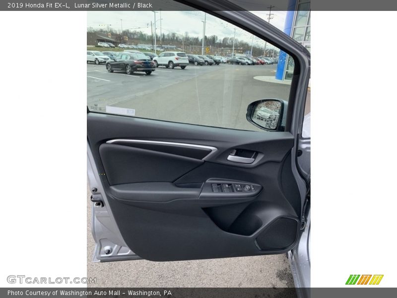 Lunar Silver Metallic / Black 2019 Honda Fit EX-L