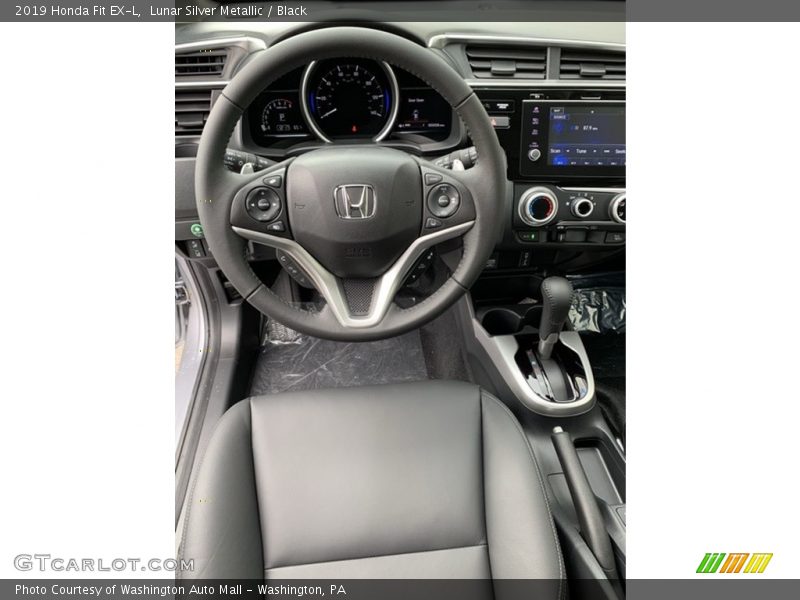 Lunar Silver Metallic / Black 2019 Honda Fit EX-L