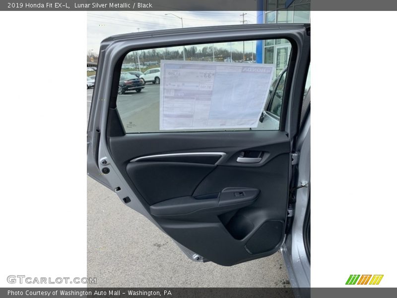 Lunar Silver Metallic / Black 2019 Honda Fit EX-L