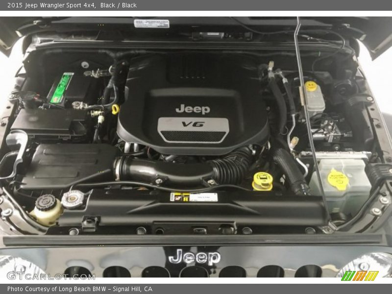 Black / Black 2015 Jeep Wrangler Sport 4x4