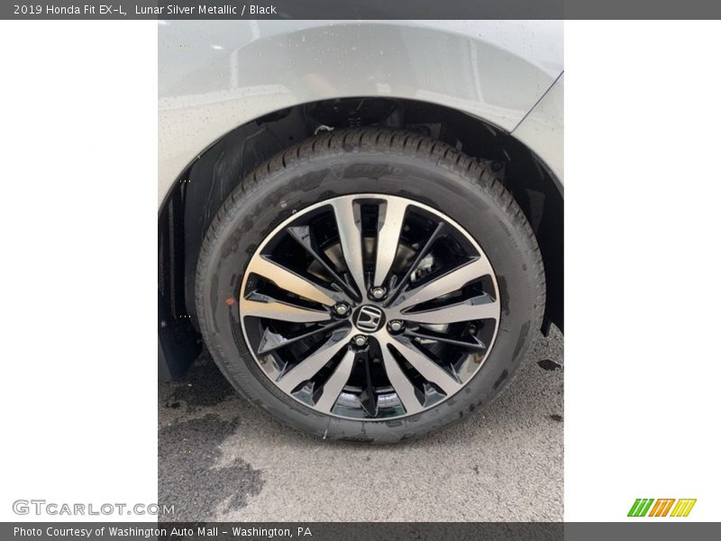 Lunar Silver Metallic / Black 2019 Honda Fit EX-L