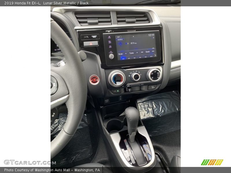 Lunar Silver Metallic / Black 2019 Honda Fit EX-L