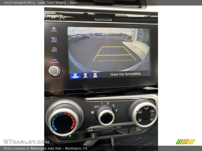 Lunar Silver Metallic / Black 2019 Honda Fit EX-L