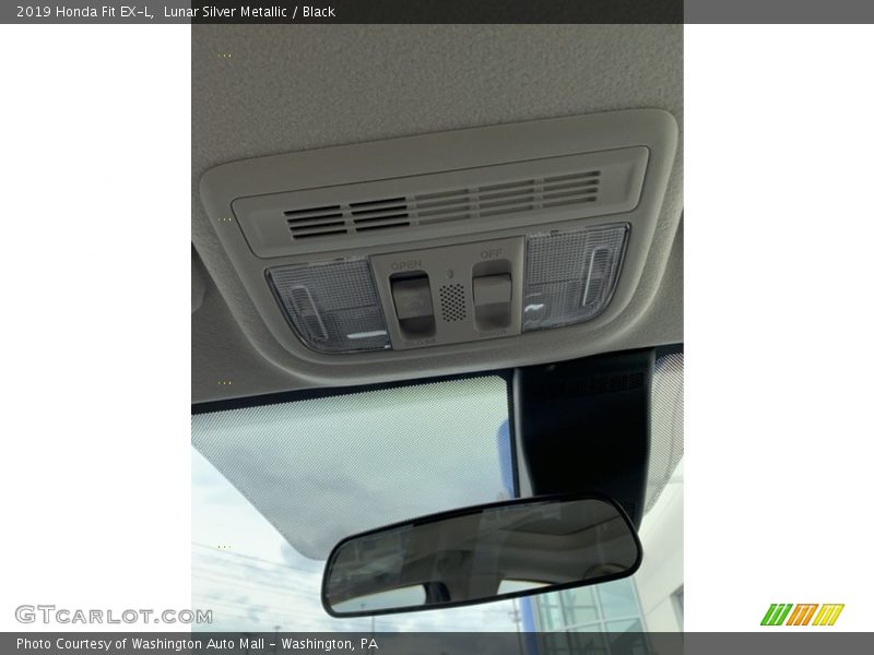 Lunar Silver Metallic / Black 2019 Honda Fit EX-L
