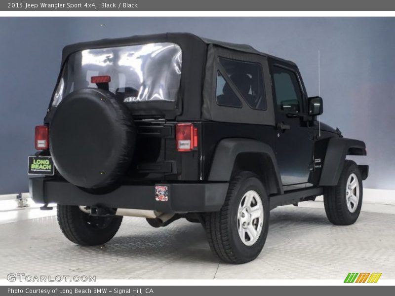 Black / Black 2015 Jeep Wrangler Sport 4x4