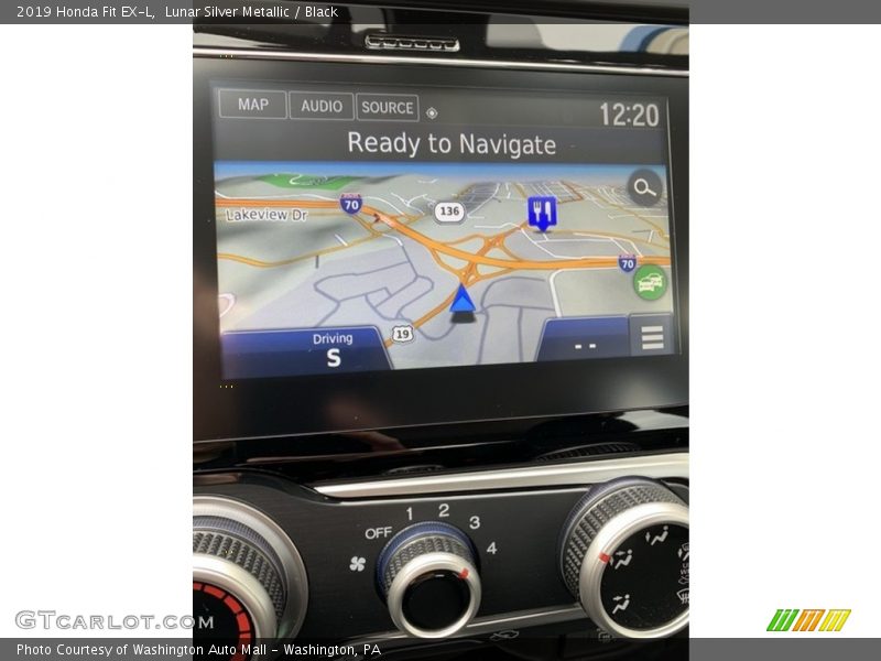 Lunar Silver Metallic / Black 2019 Honda Fit EX-L