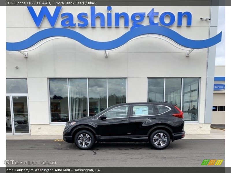 Crystal Black Pearl / Black 2019 Honda CR-V LX AWD