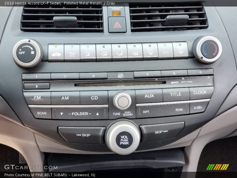 Polished Metal Metallic / Gray 2010 Honda Accord LX-P Sedan
