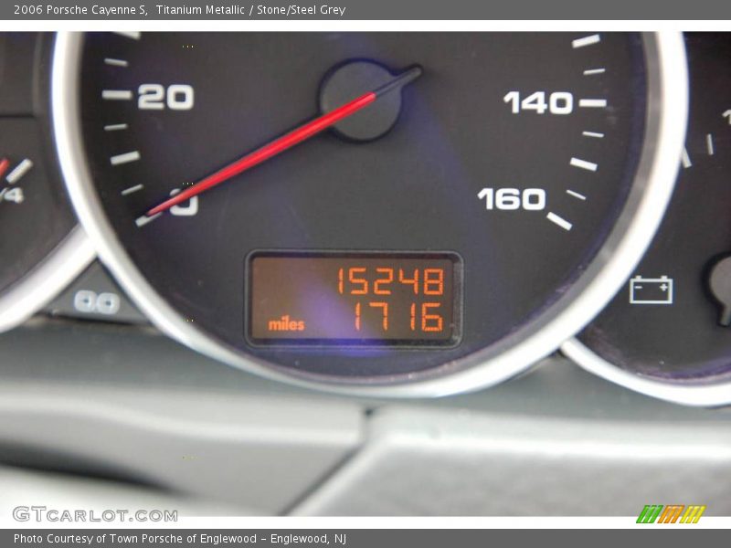 Titanium Metallic / Stone/Steel Grey 2006 Porsche Cayenne S