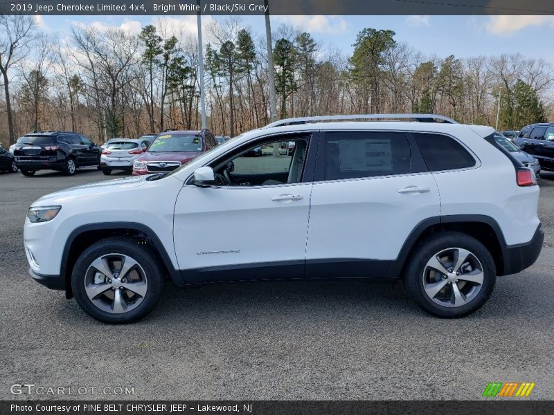 Bright White / Black/Ski Grey 2019 Jeep Cherokee Limited 4x4