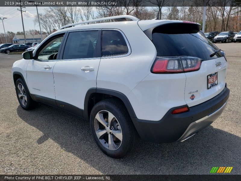 Bright White / Black/Ski Grey 2019 Jeep Cherokee Limited 4x4
