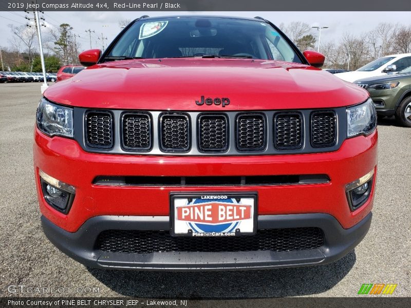 Red-Line Pearl / Black 2019 Jeep Compass Altitude 4x4