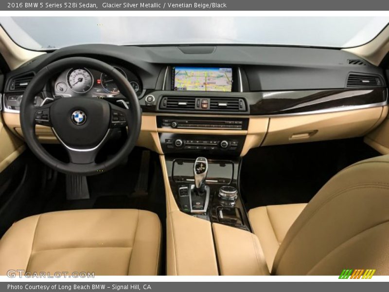 Glacier Silver Metallic / Venetian Beige/Black 2016 BMW 5 Series 528i Sedan