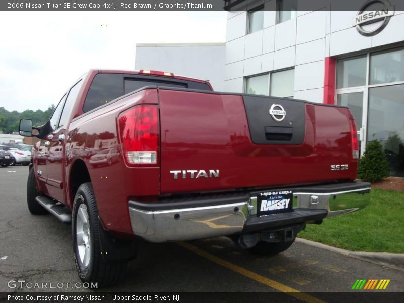 Red Brawn / Graphite/Titanium 2006 Nissan Titan SE Crew Cab 4x4