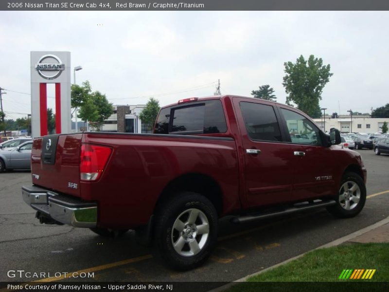 Red Brawn / Graphite/Titanium 2006 Nissan Titan SE Crew Cab 4x4