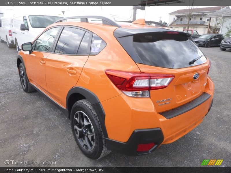 Sunshine Orange / Black 2019 Subaru Crosstrek 2.0i Premium