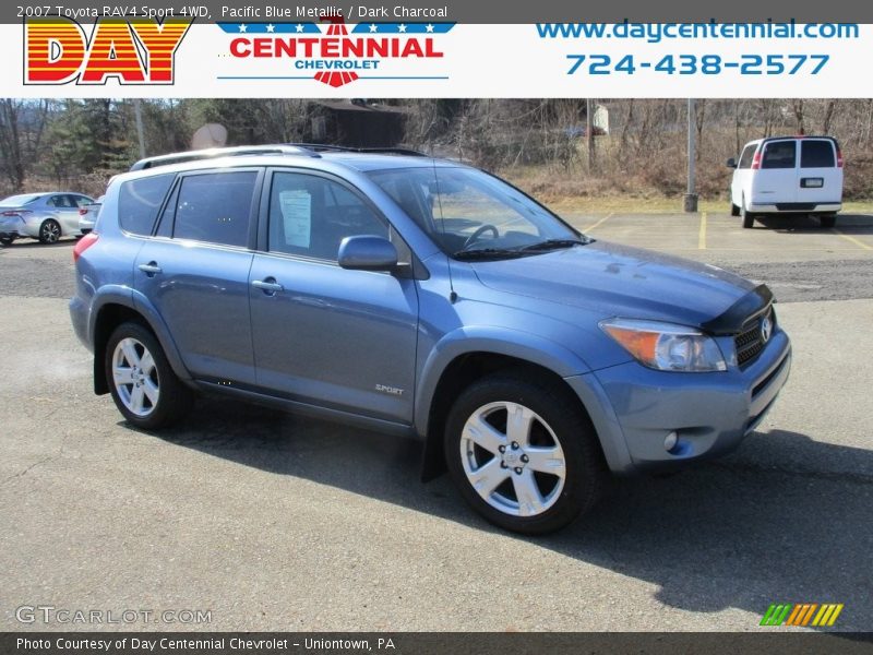 Pacific Blue Metallic / Dark Charcoal 2007 Toyota RAV4 Sport 4WD