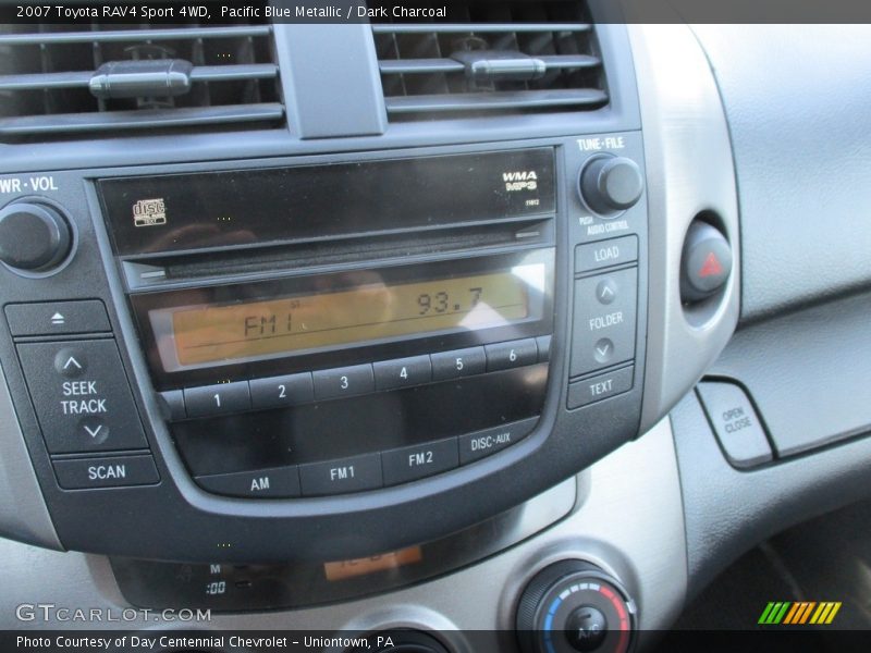 Pacific Blue Metallic / Dark Charcoal 2007 Toyota RAV4 Sport 4WD