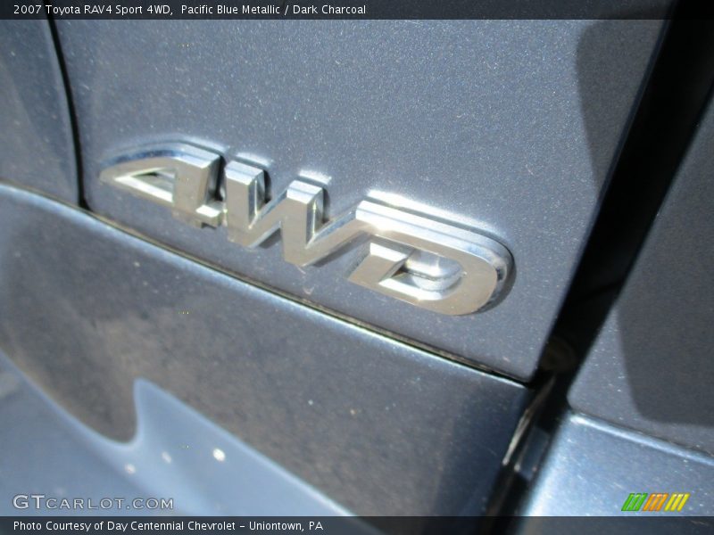 Pacific Blue Metallic / Dark Charcoal 2007 Toyota RAV4 Sport 4WD