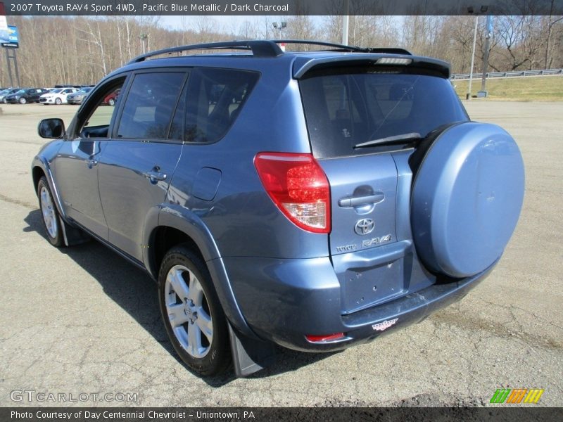 Pacific Blue Metallic / Dark Charcoal 2007 Toyota RAV4 Sport 4WD