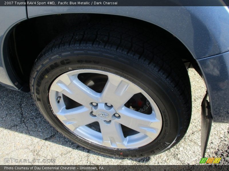 Pacific Blue Metallic / Dark Charcoal 2007 Toyota RAV4 Sport 4WD
