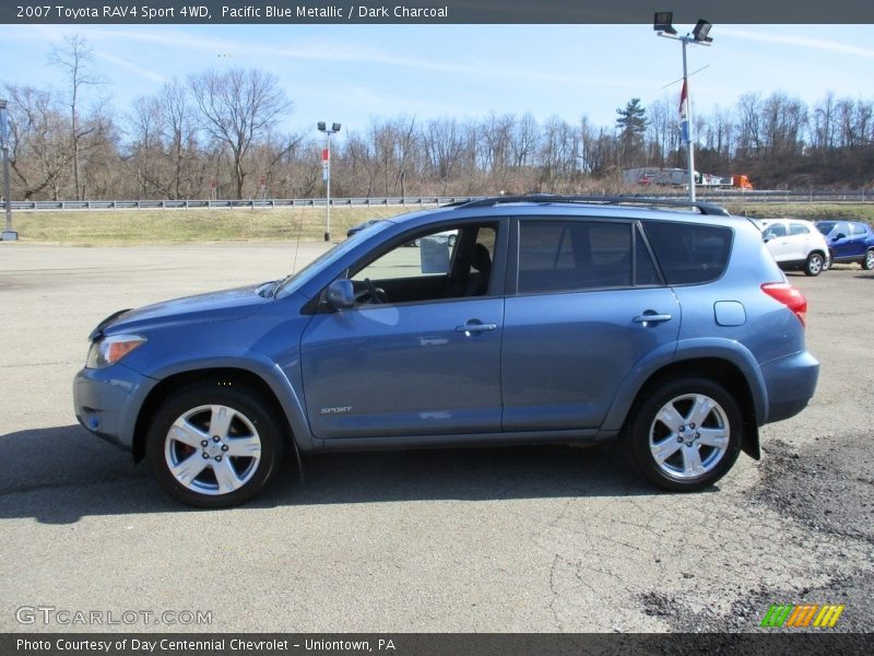 Pacific Blue Metallic / Dark Charcoal 2007 Toyota RAV4 Sport 4WD