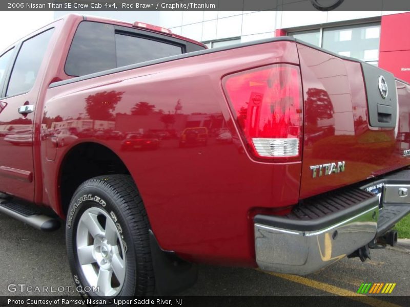 Red Brawn / Graphite/Titanium 2006 Nissan Titan SE Crew Cab 4x4